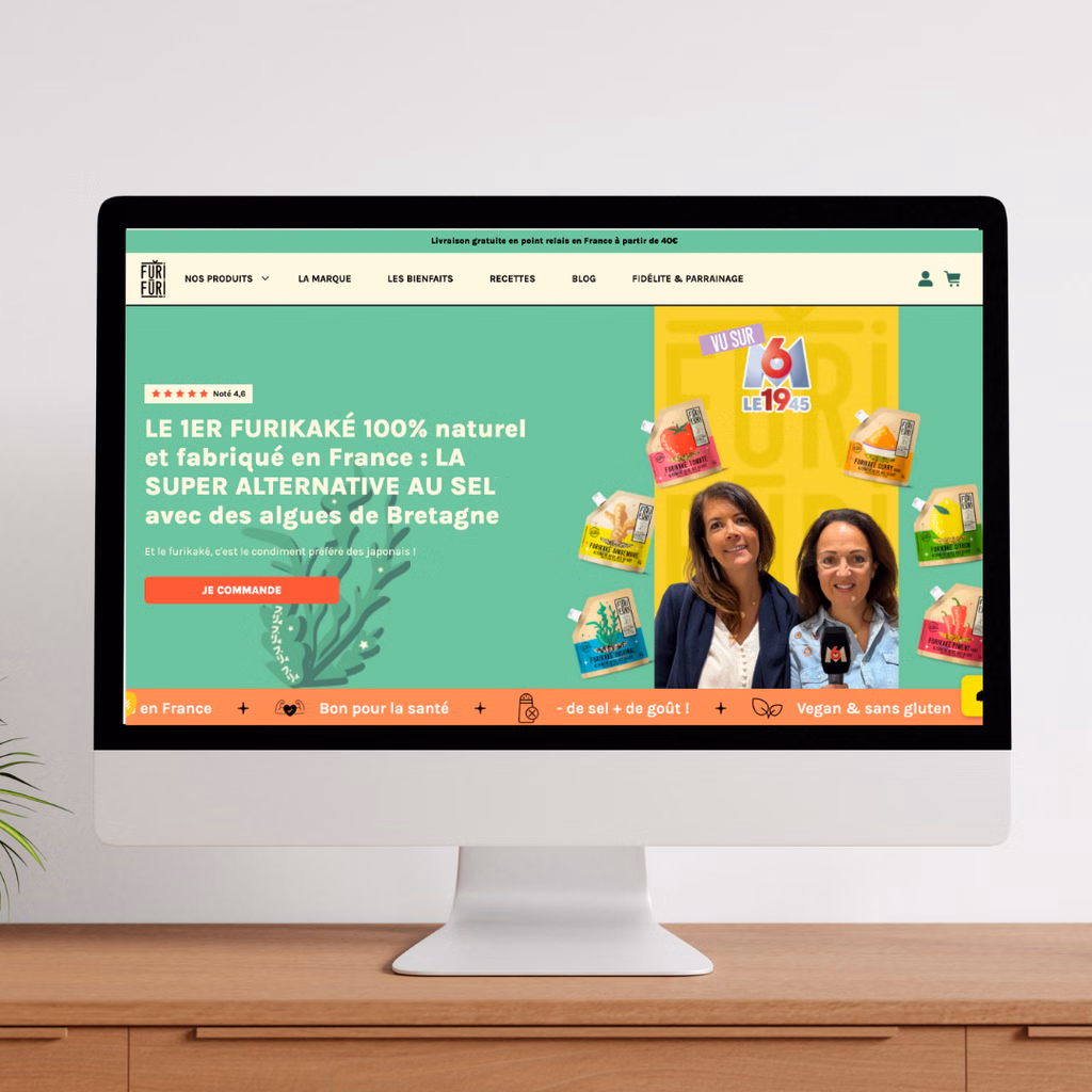 Le site FuriFuri, réalisé par Onlinevo